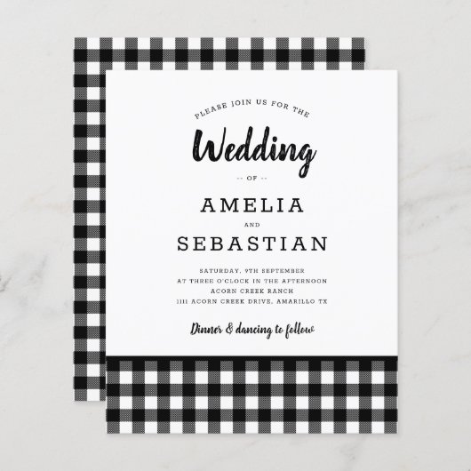 BUDGET Buffalo Pset Weddenschap (Voorkant / Achterkant)