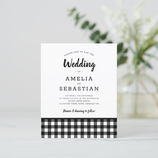 BUDGET Buffalo Pset Weddenschap (Staand voorkant)