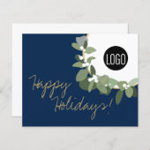 Budget Bulk Blauw Goud Modern Krans Uw Logo (Voorkant / Achterkant)