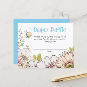 Budget Bumblebee Blue Baby shower Diaper affle