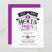 BUDGET Bunch van Hocus Pocus Halloween Bash (Voorkant / Achterkant)