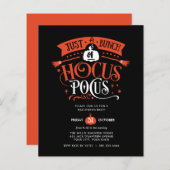 BUDGET Bunch van Hocus Pocus Halloween Bash (Voorkant / Achterkant)
