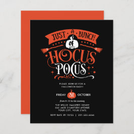 BUDGET Bunch van Hocus Pocus Halloween Bash