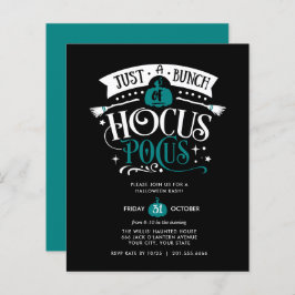 BUDGET Bunch van Hocus Pocus Halloween Bash