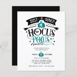 BUDGET Bunch van Hocus Pocus Halloween Bash