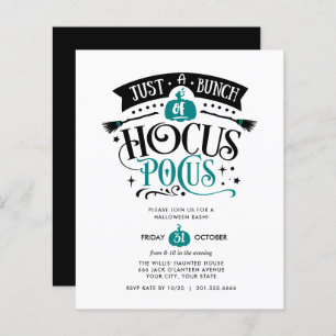 BUDGET Bunch van Hocus Pocus Halloween Bash