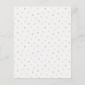 BUDGET Bunny Floral Baby shower per post (Achterkant)