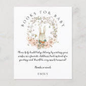 Budget  Bunny Floral Books Baby Boy Shower (Voorkant)