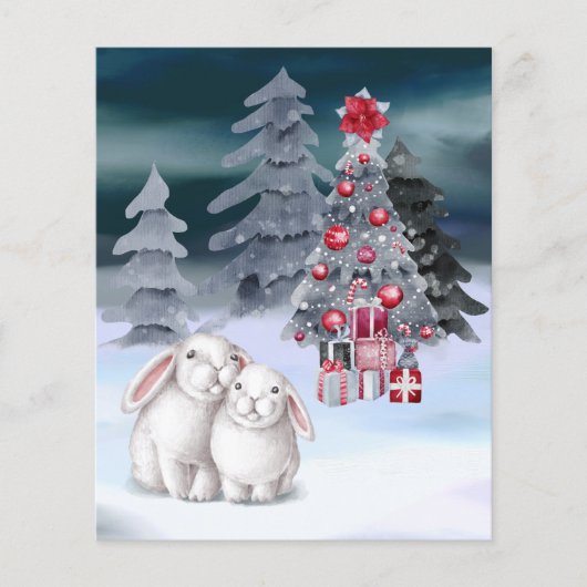 BUDGET Bunny Rabbit kerstboomscène (Voorkant)