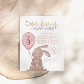Budget Bunny Waterverf Pink & Gold Birthday Party