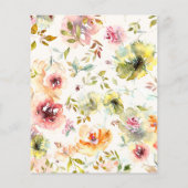 Budget Burgundy Floral Rustic Wedding (Achterkant)