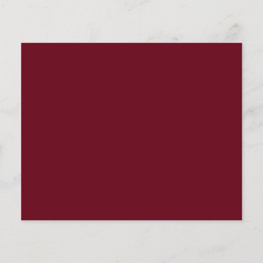 Budget Burgundy & Gold Confetti Surprise Party (Achterkant)