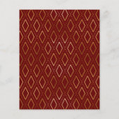 Budget Burgundy Gold Photo Afstuderen Celebration (Achterkant)