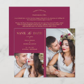 Budget Burgundy Golden 2 (Voorkant / Achterkant)