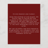 BUDGET Burgundy - Hartelijk dank Flyer (Achterkant)