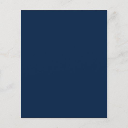 Budget Burgundy Navy Blue Wedding Invitation (Achterkant)