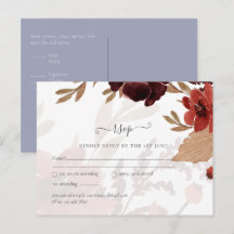 Budget Burgundy Oranje Herfst Floral Wedding
