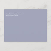 Budget Burgundy Oranje Herfst Floral Wedding Briefkaart (Achterkant)