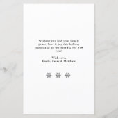 Budget Burgundy Photo Collage Kerstmis Thin Kaart (Achterkant)