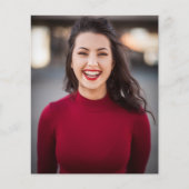 Budget Burgundy & Pink Floral voor Afstudeerder Pa Flyer (Voorkant)