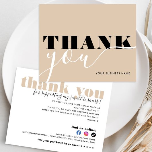 Budget Business Bedankt voor uw kooporder