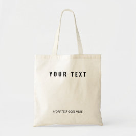 Budget Business Canvas tas Custom Company Logo