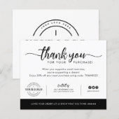 Budget Business Company Logo Hartelijk dank voor a (Voorkant / Achterkant)