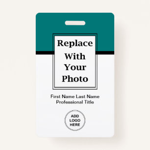 Budget Business Employee Photo Badges and Barcode
