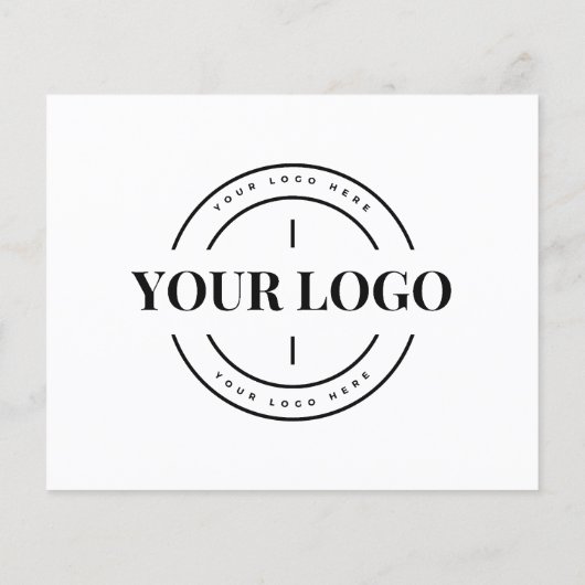 Budget Business Logo Company Custom Hartelijk dank (Achterkant)