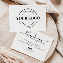 Budget Business Logo Company Custom Hartelijk dank