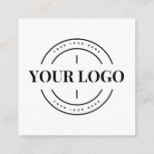 Budget Business Logo Company Custom Hartelijk dank Informatiekaartje (Achterkant)