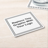 Budget Business Logo Onderzetters (Schuin)