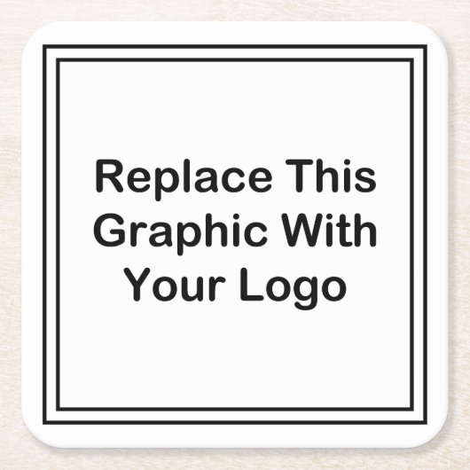 Budget Business Logo Onderzetters (Voorkant)