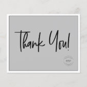 Budget Business Logo Social QR Code Dank u Flyer (Voorkant)