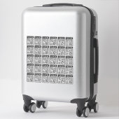 Budget Business Scan me QR Code Moderne Eenvoudig Sticker (Koffer)