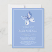 BUDGET Butterfly Celebration of Life Invitation (Voorkant)
