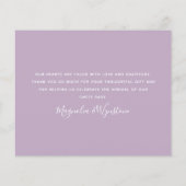 Budget Butterfly Foto Baby Hartelijk dank (Achterkant)