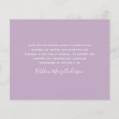 Budget Butterfly Foto Funeral Hartelijk dank (Achterkant)