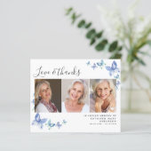 Budget Butterfly Foto Funeral Hartelijk dank (Staand voorkant)