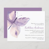 Budget Butterfly Viering Life Invitation (Voorkant / Achterkant)
