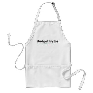Budget Bytes Logo Apron Standaard Schort