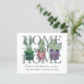 Budget Cactus Waterverf Nieuwe bekendmaking thuisb (Staand voorkant)