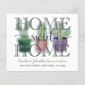 Budget Cactus Waterverf Nieuwe bekendmaking thuisb (Voorkant)