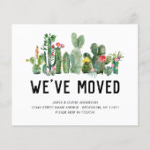 Budget Cactus We hebben de 'Home Moving Announceme (Voorkant)