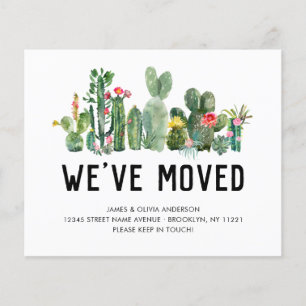 Budget Cactus We hebben de 'Home Moving Announceme