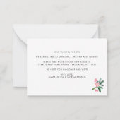 Budget Cactus We hebben de 'Home Moving Announceme Notitiekaartje (Achterkant)