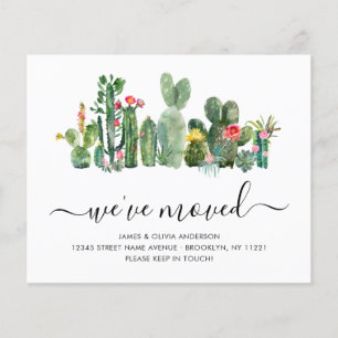 Budget Cactus We hebben nieuwe Home Moving Kaart v