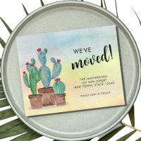 Budget Cactussen Bewegende Aankondiging Kaart