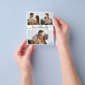 Budget Calligrafie Collage Weddenschap Bedankt Fly Flyer (Hand)