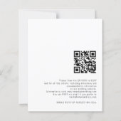BUDGET Calligrafie QR Code Weddenschappen Evening  (Achterkant)